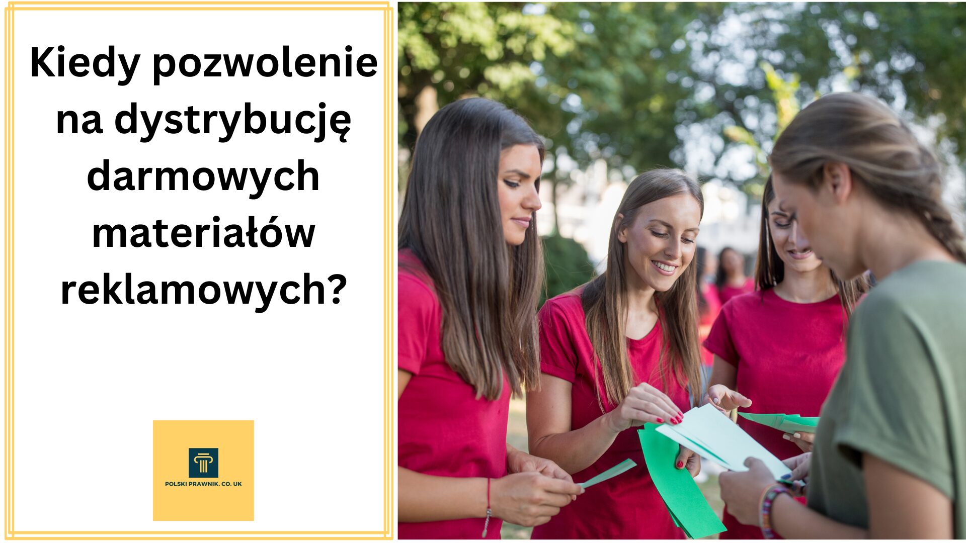 Dystrybucja ulotek w UK