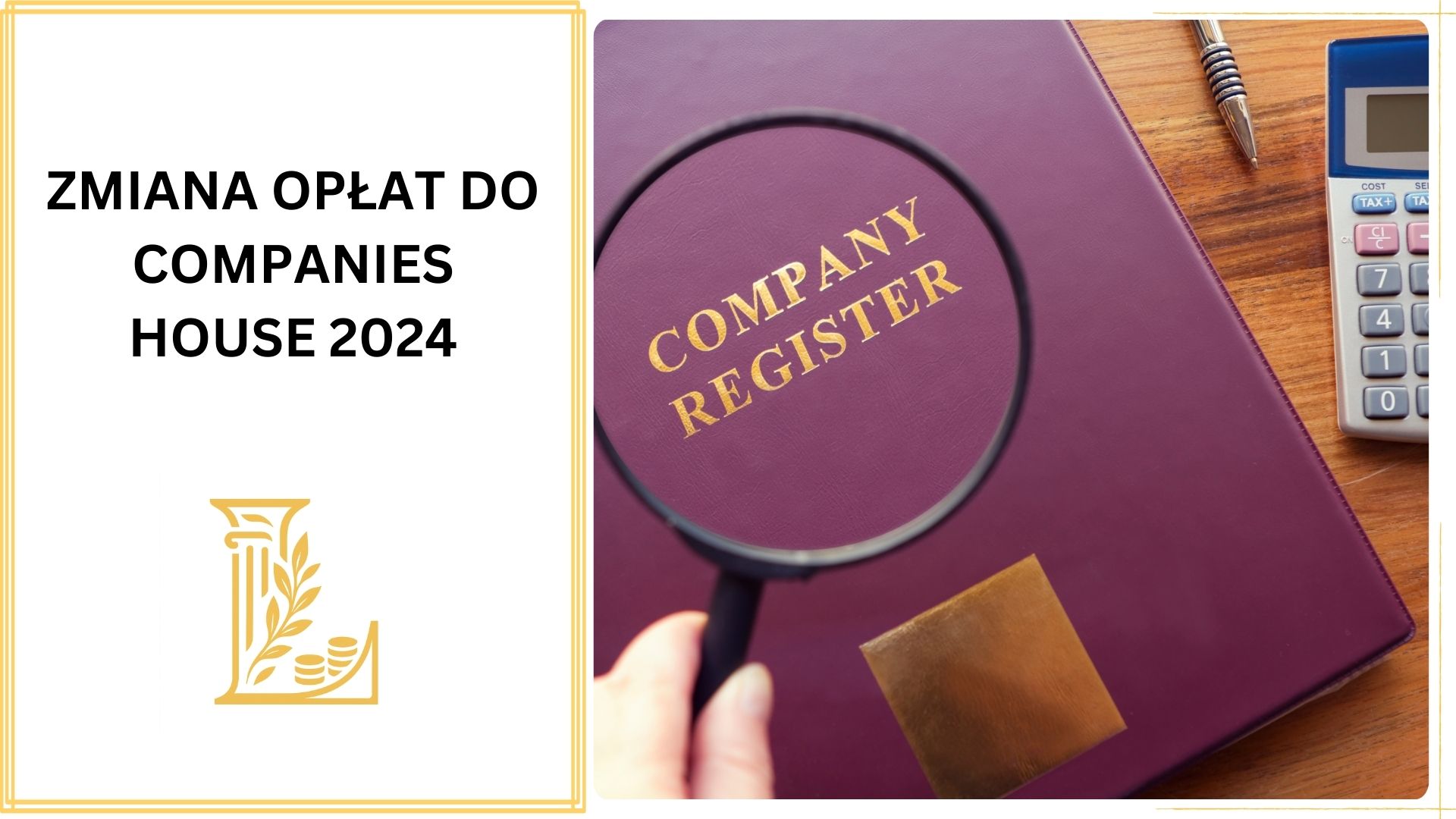 Zmiana opłat do Companies House 2024