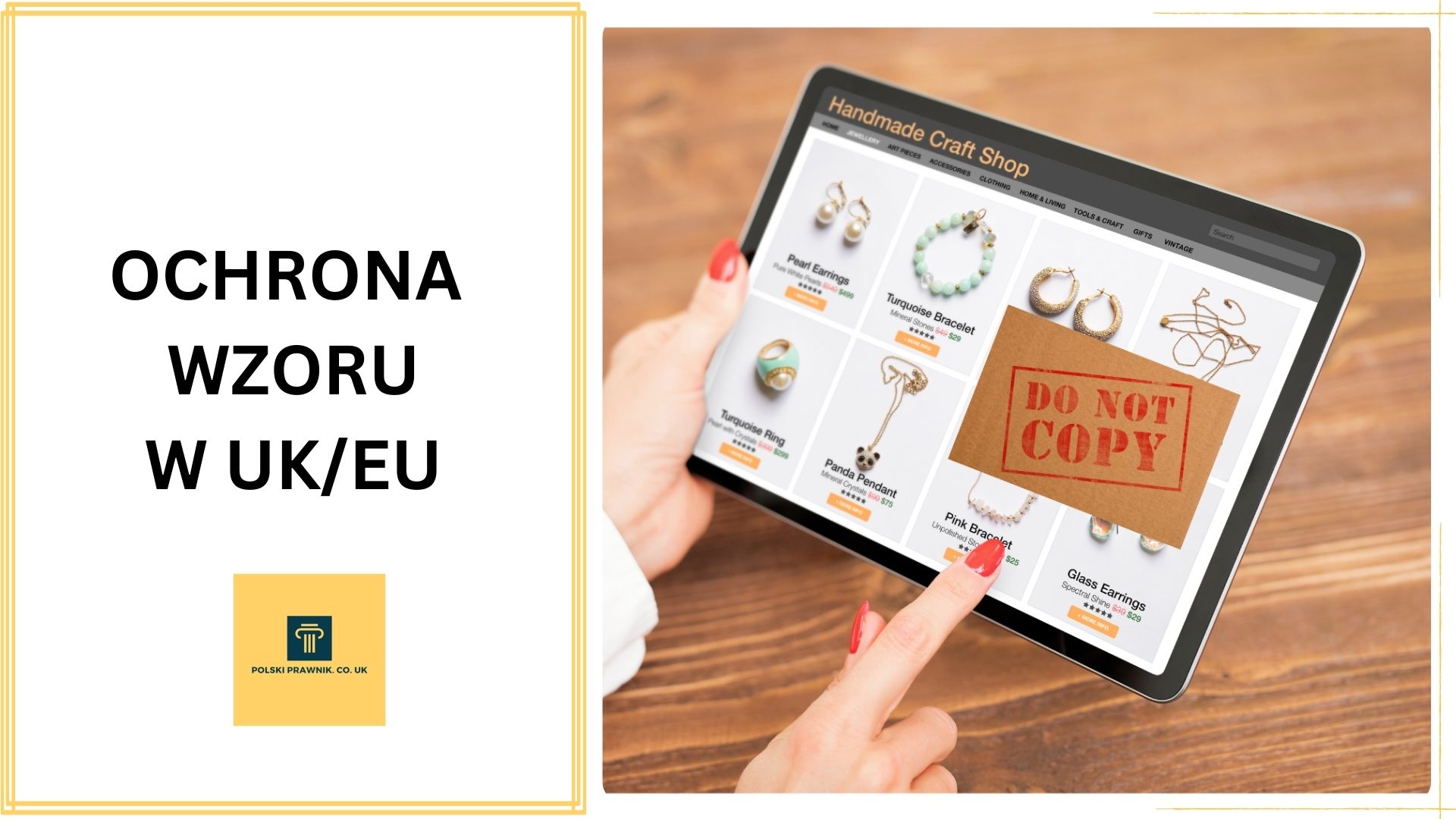 Wzór przemysłowy – dla ETSY i nie tylko